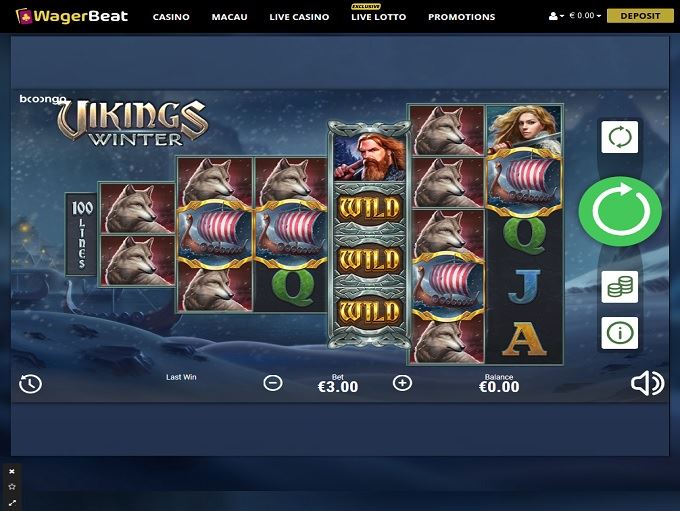 Wager Beat Casino new Game 1 