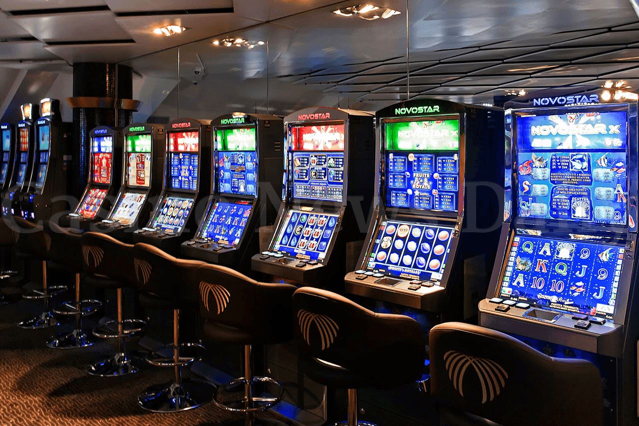 Photo of slot machines in casino