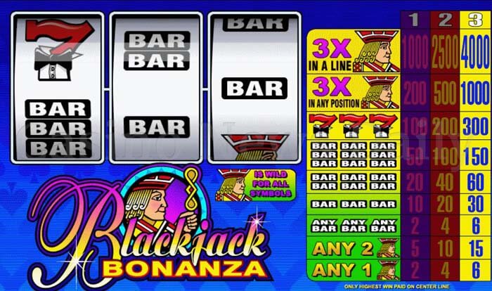 Blackjack Bonanza Slot microgaming