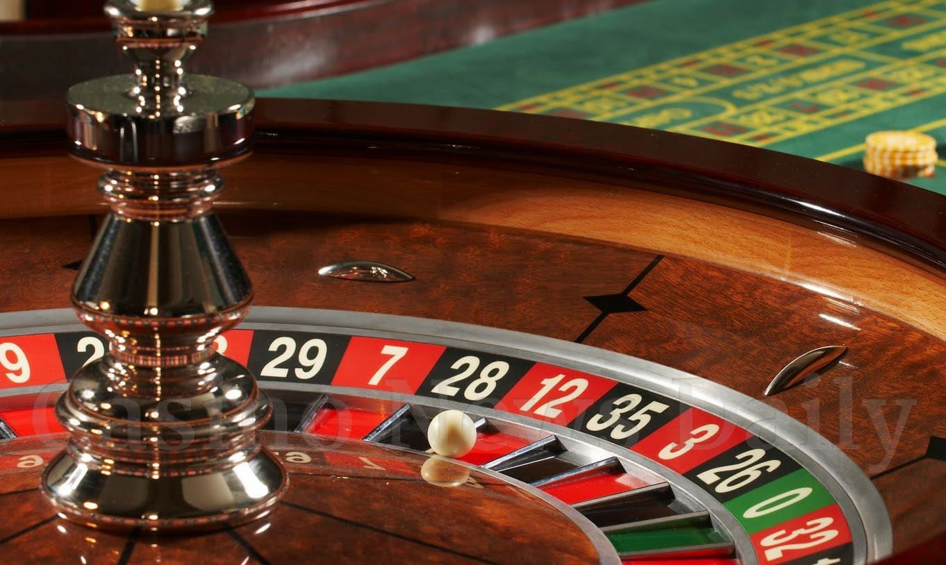 Roulette wheel and a winning number